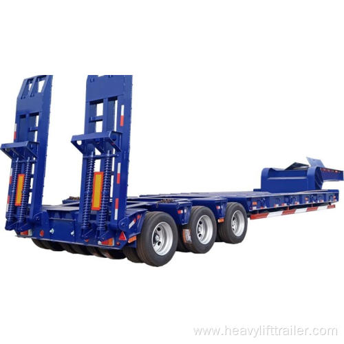 120T Heavy Duty Lowbed Semi Trailer